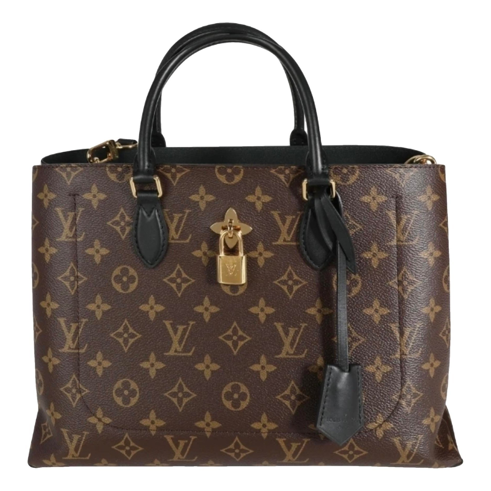 Flower Tote leather tote