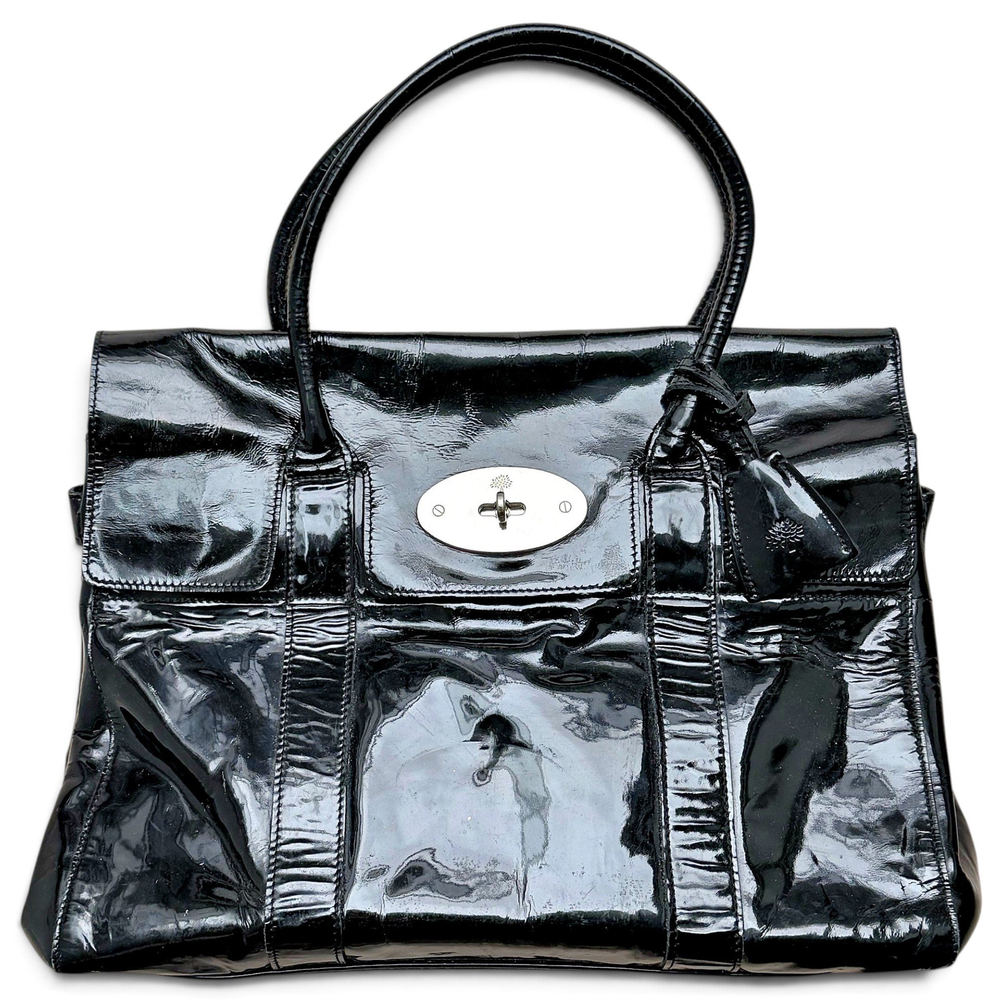 Mulberry Bayswater patent leather tote