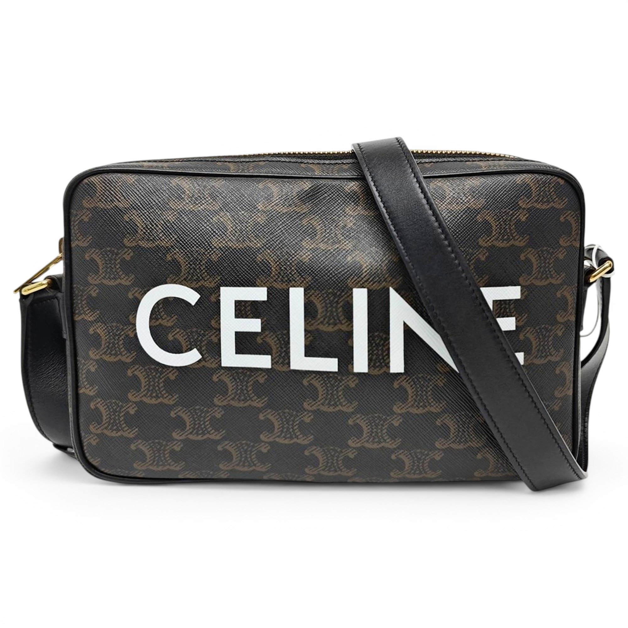 Triomphe leather handbag