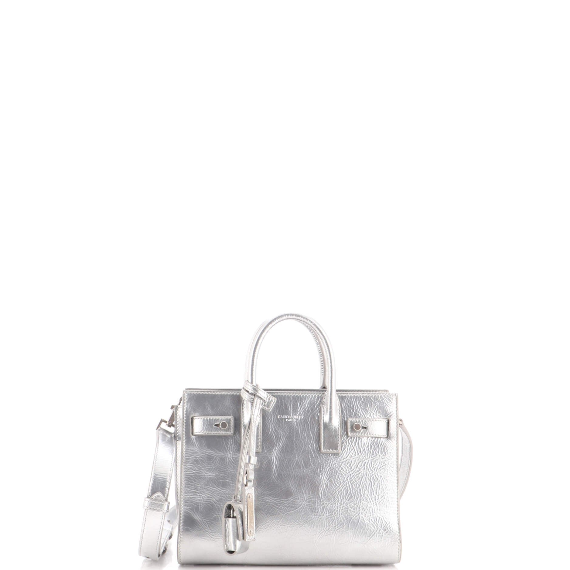 Sac de Jour Souple Bag Crinkled Glazed Leather Nano
