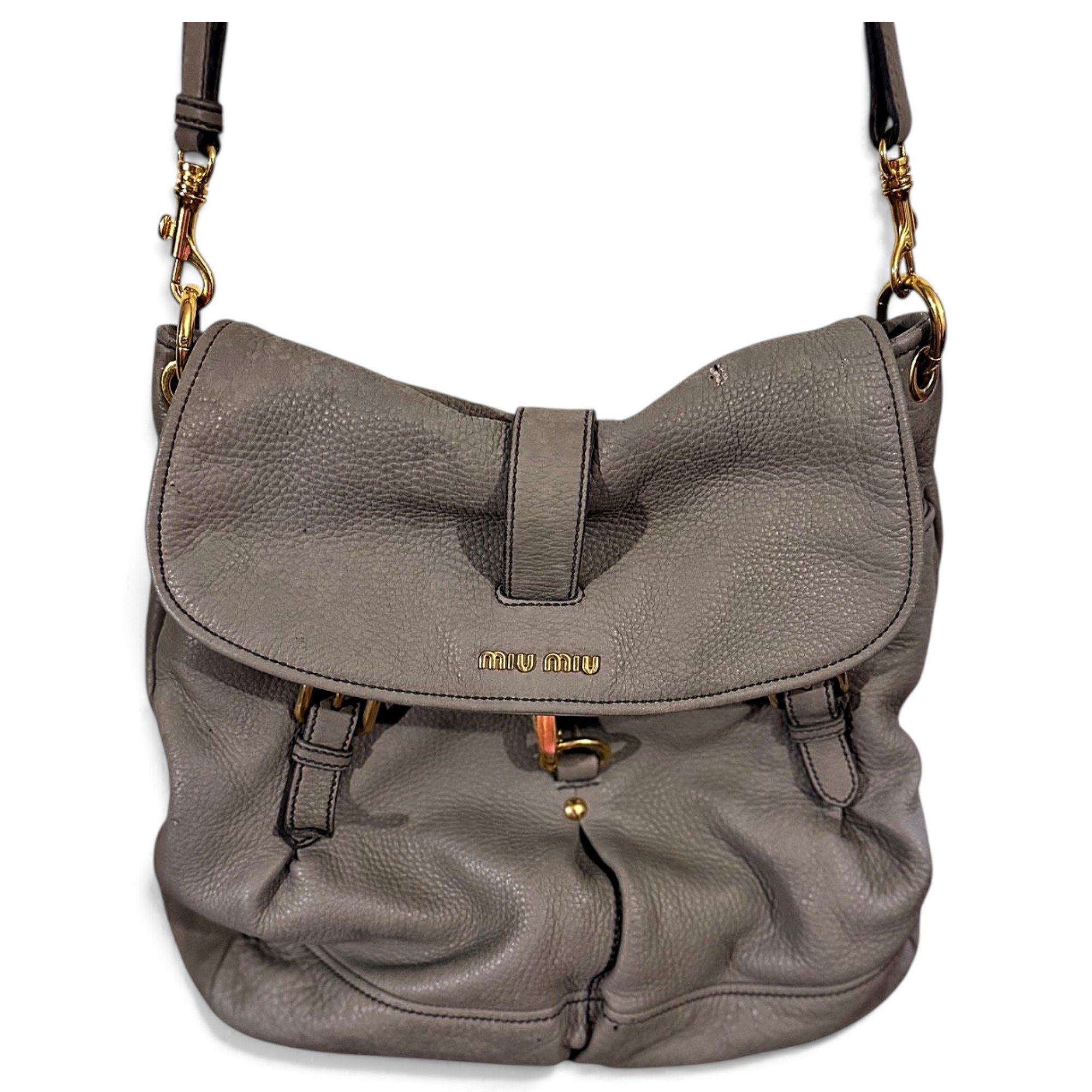 Miu Miu Vitello leather handbag