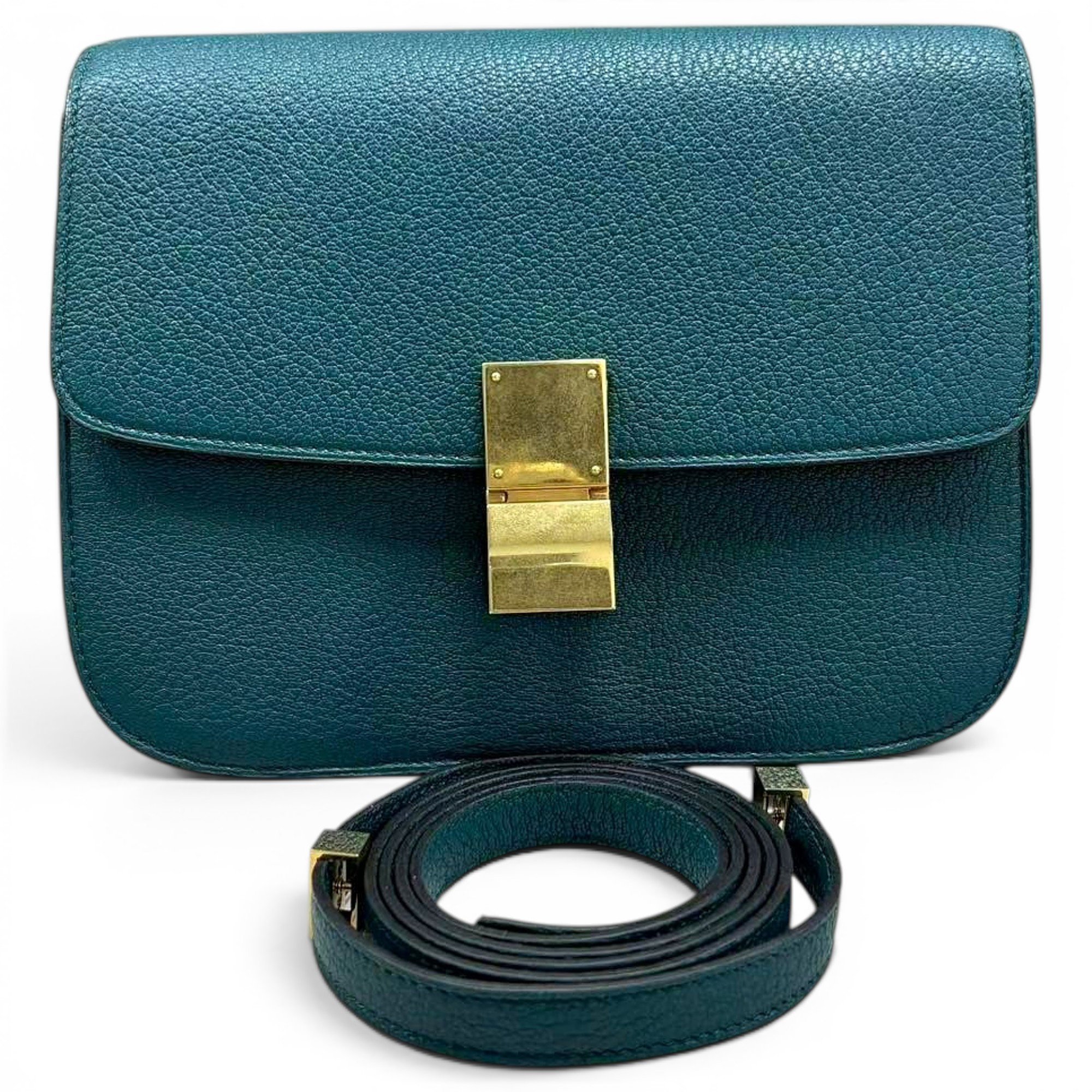 Classic leather handbag