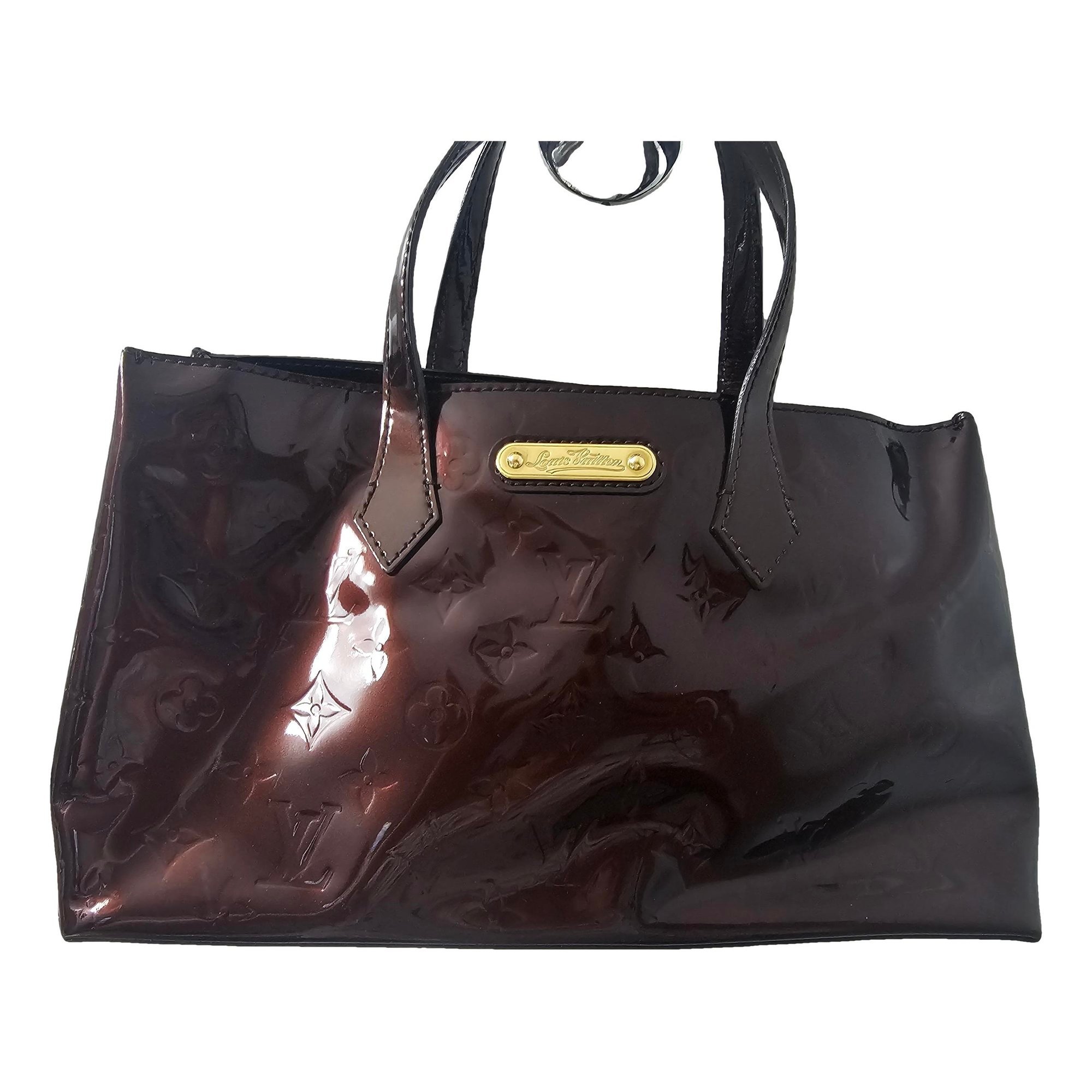 Wilshire patent leather handbag