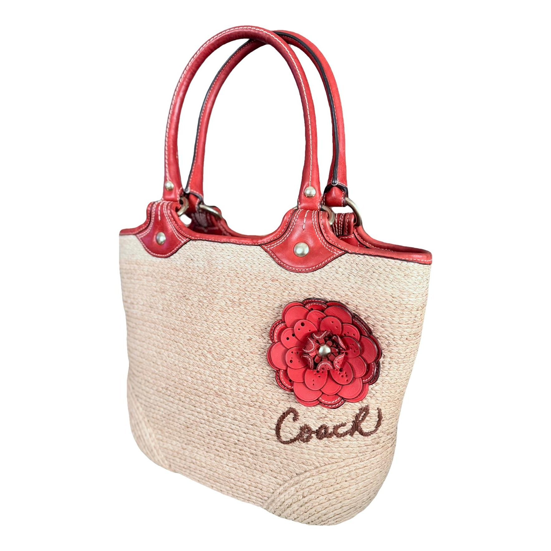 Leather tote