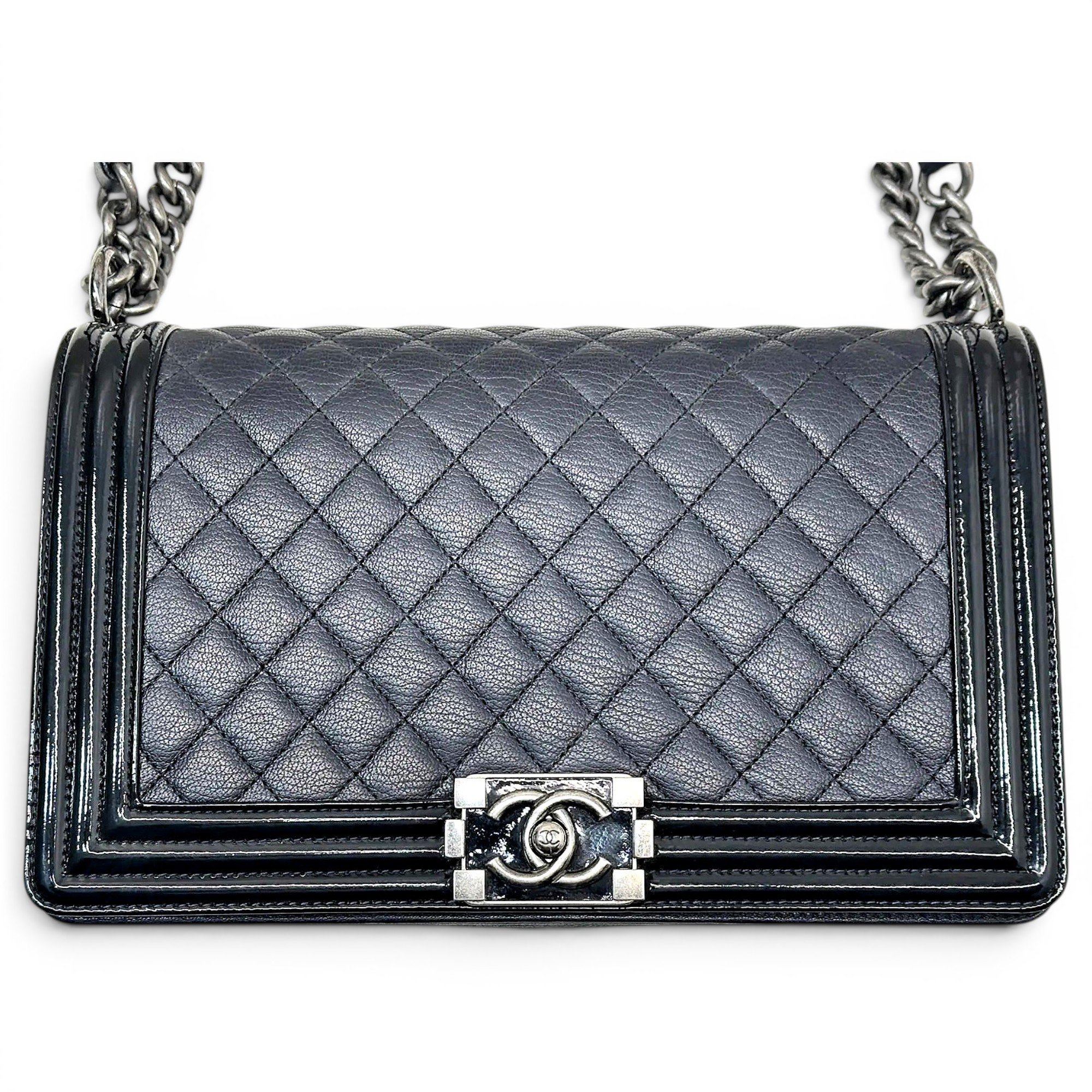 Boy leather crossbody bag
