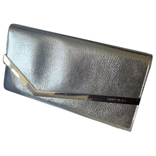 Candy leather clutch bag