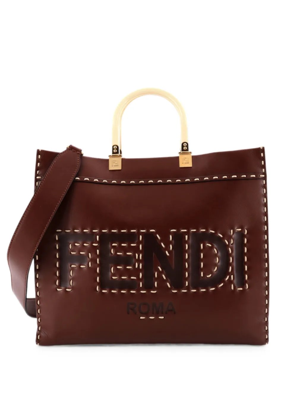 Sunshine Shopper Leather Medium tote bag