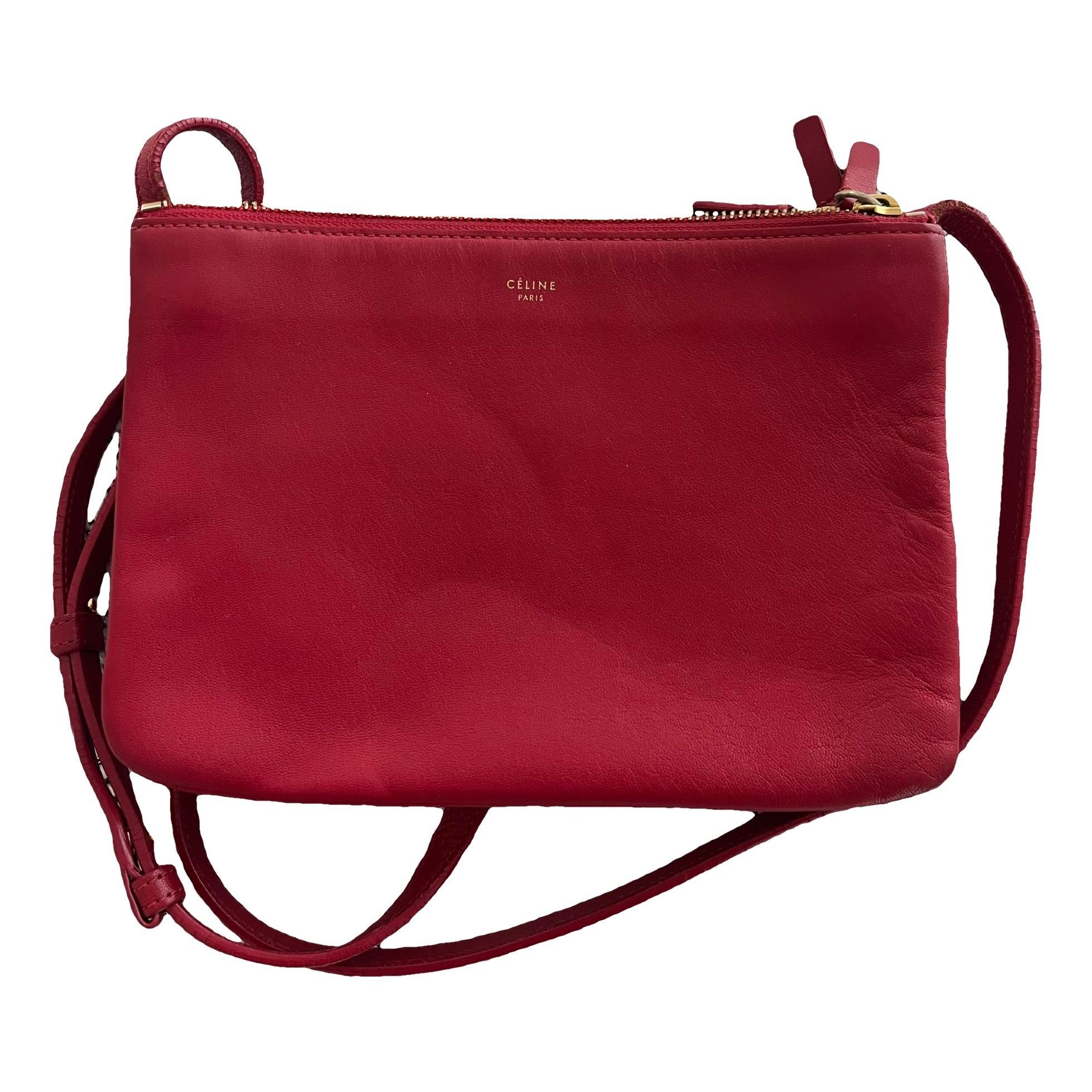 Trio leather crossbody bag
