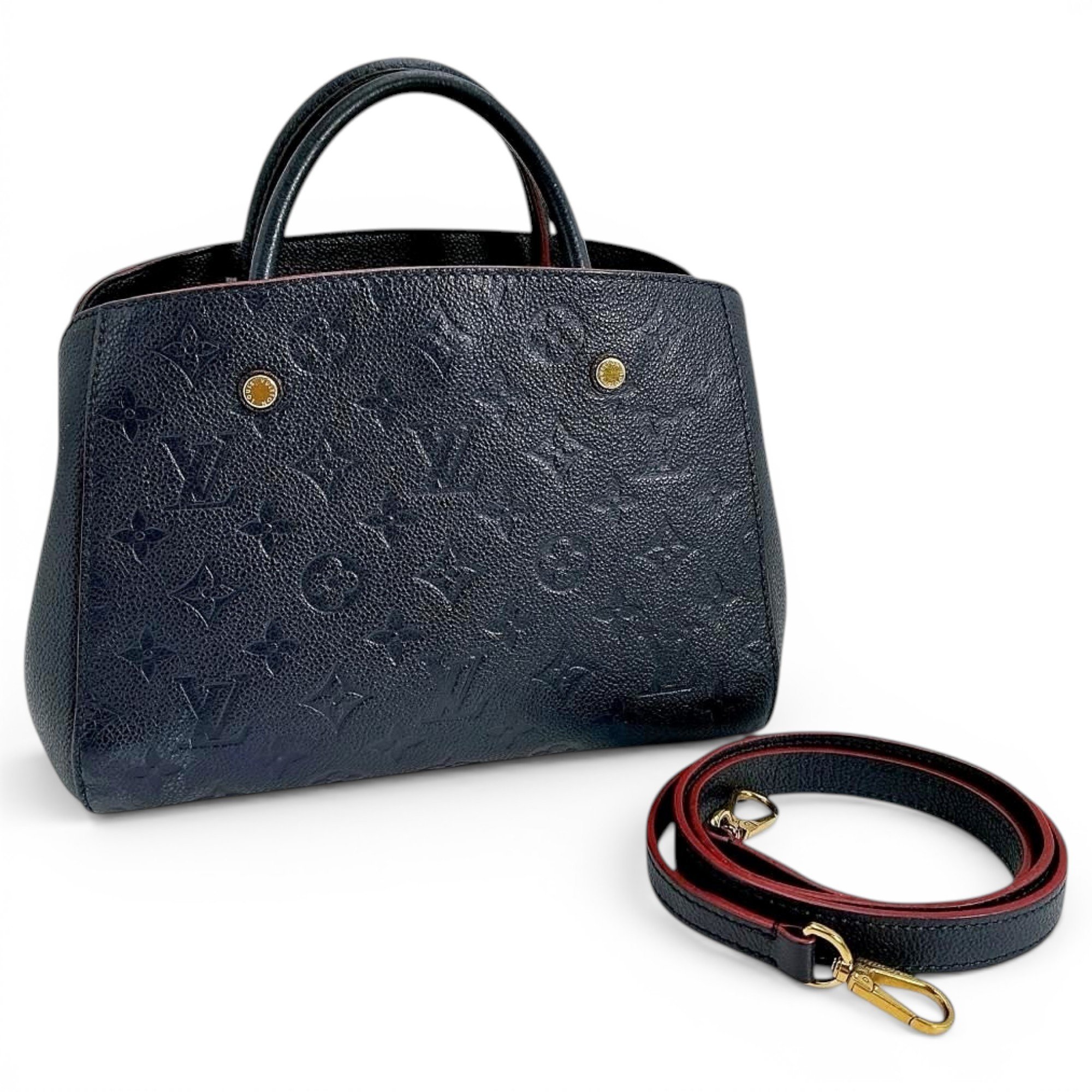 Louis Vuitton Montaigne leather handbag