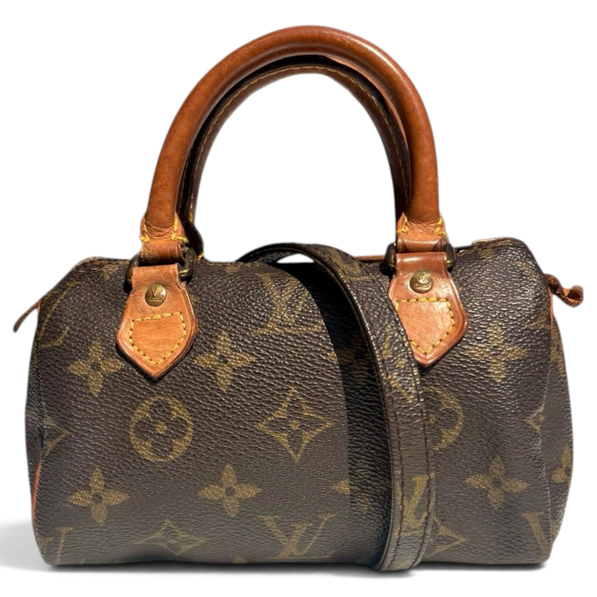 Louis Vuitton Nano Speedy / Mini HL leather mini bag