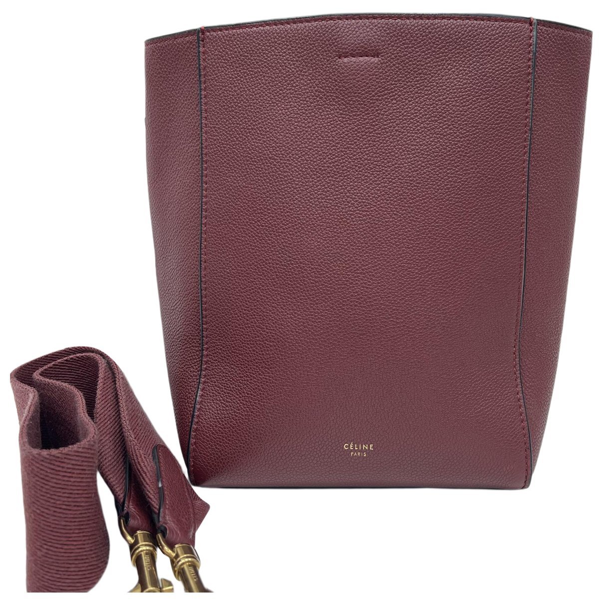 Seau Sangle leather tote