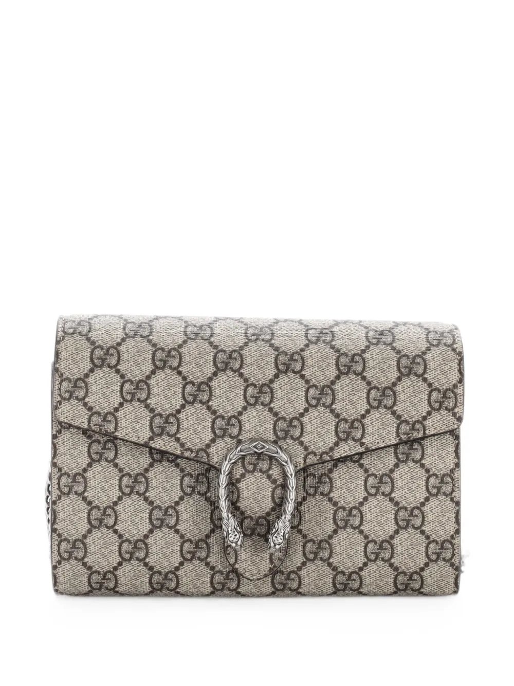 Dionysus Chain Wallet GG Coated Canvas Small crossbody bag