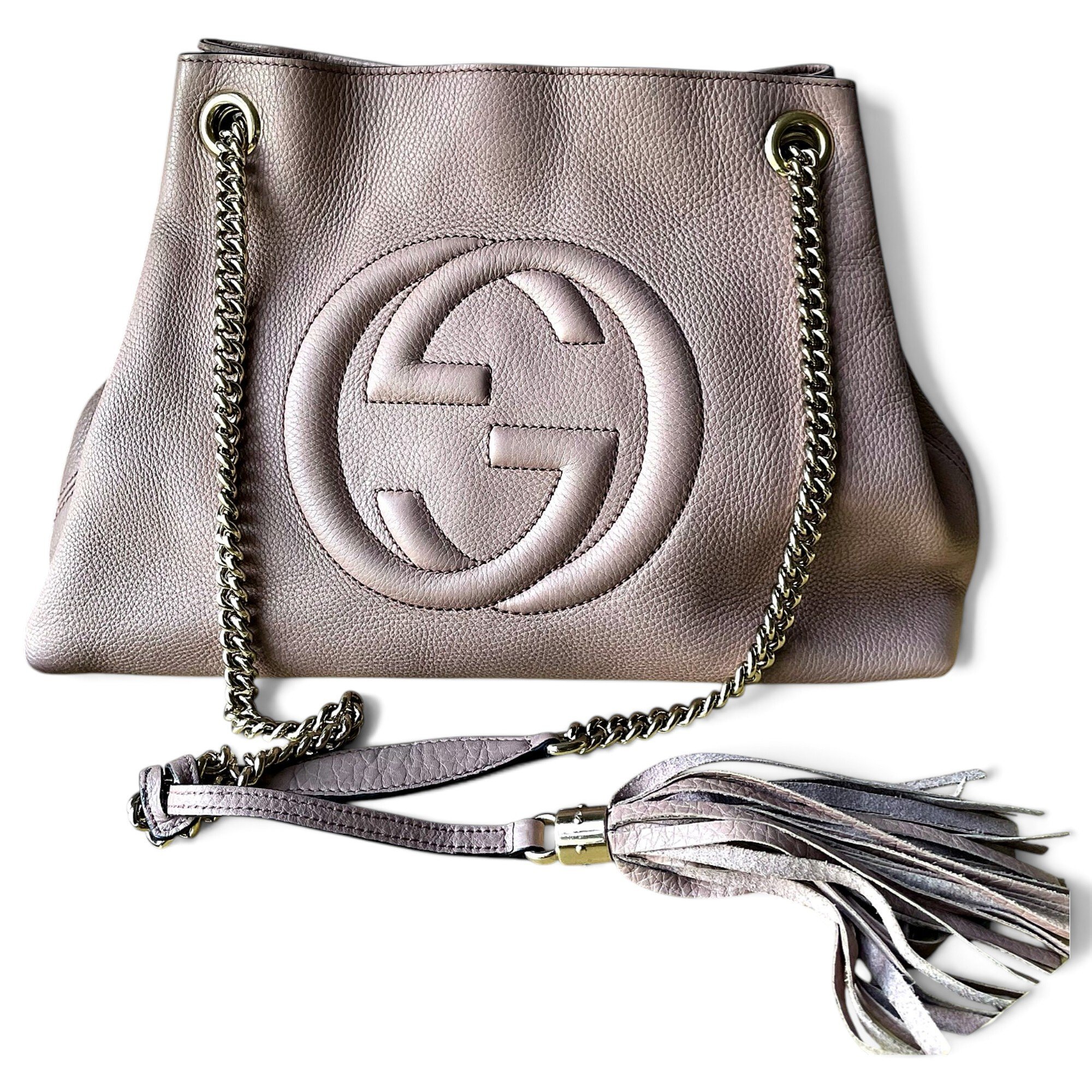 Leather handbag