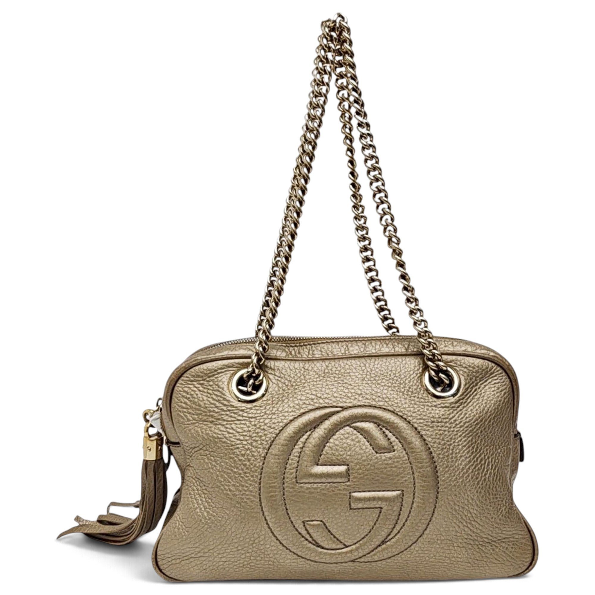 Soho Double Chain leather handbag
