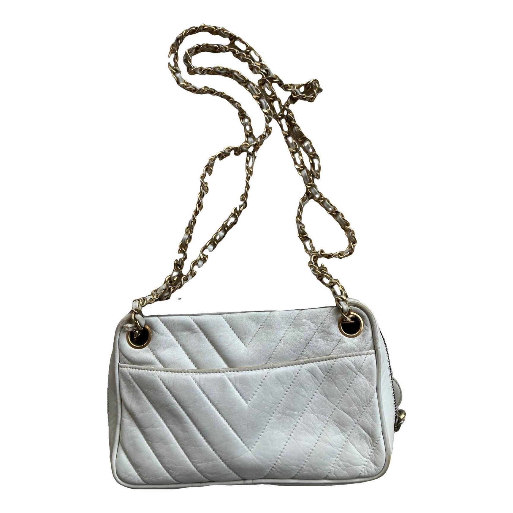 Leather clutch bag