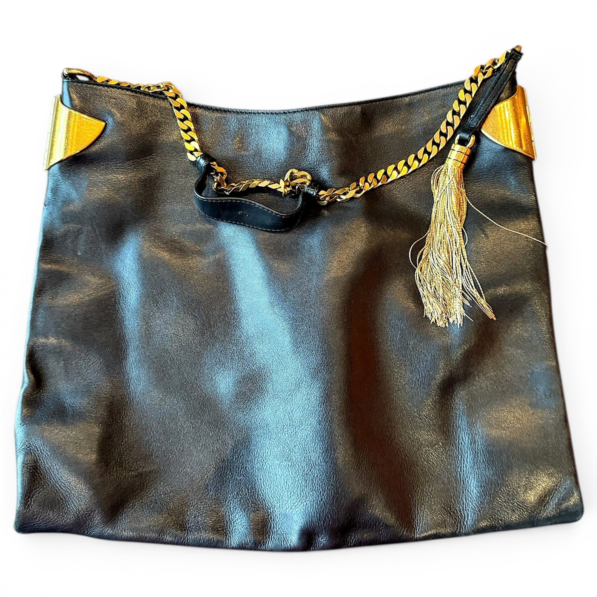 Leather handbag