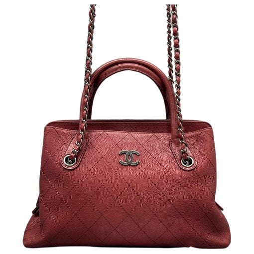 Leather tote