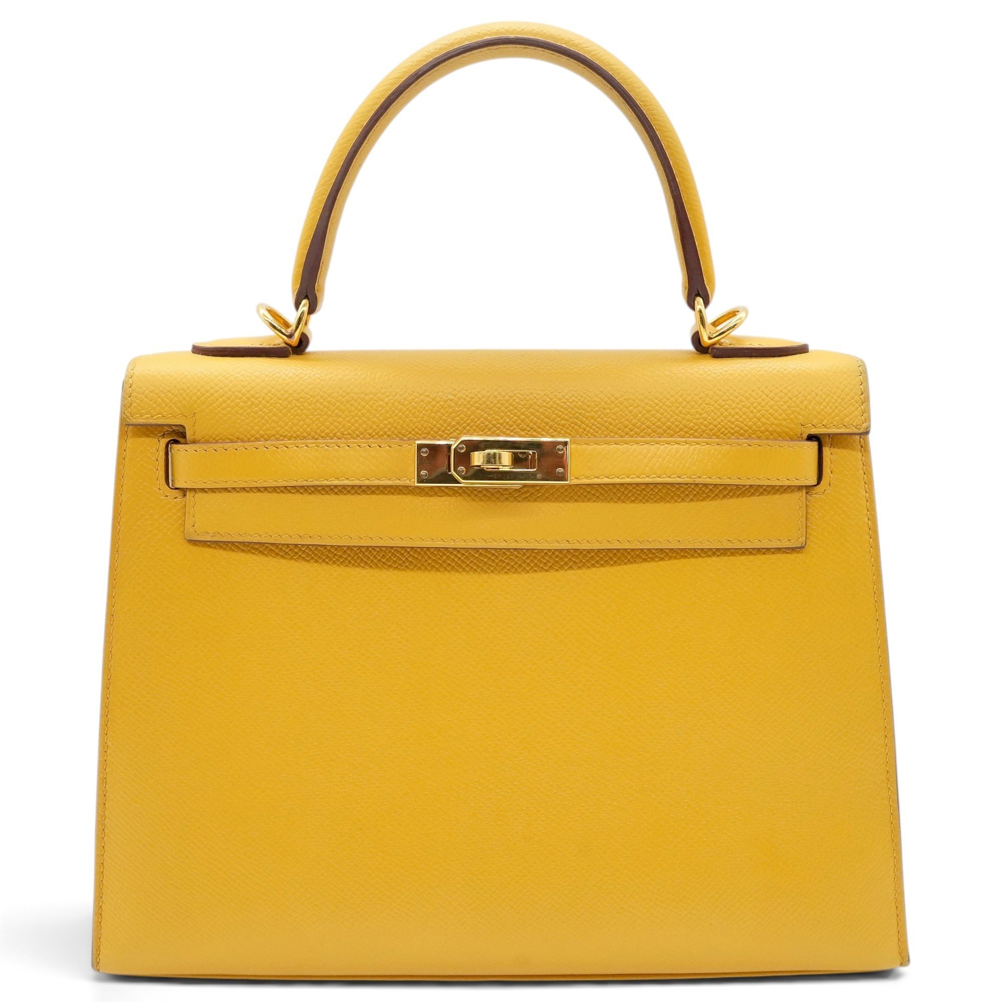 Kelly 25 leather handbag