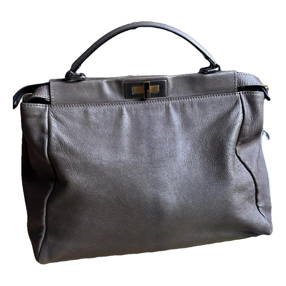 Peekaboo leather handbag