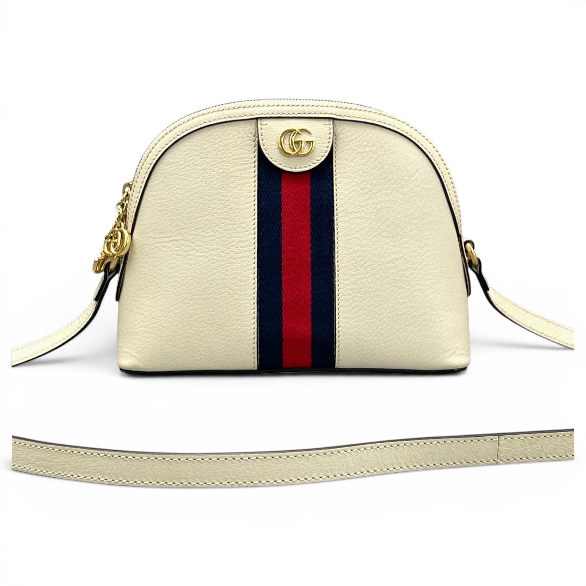 Ophidia Dome leather handbag