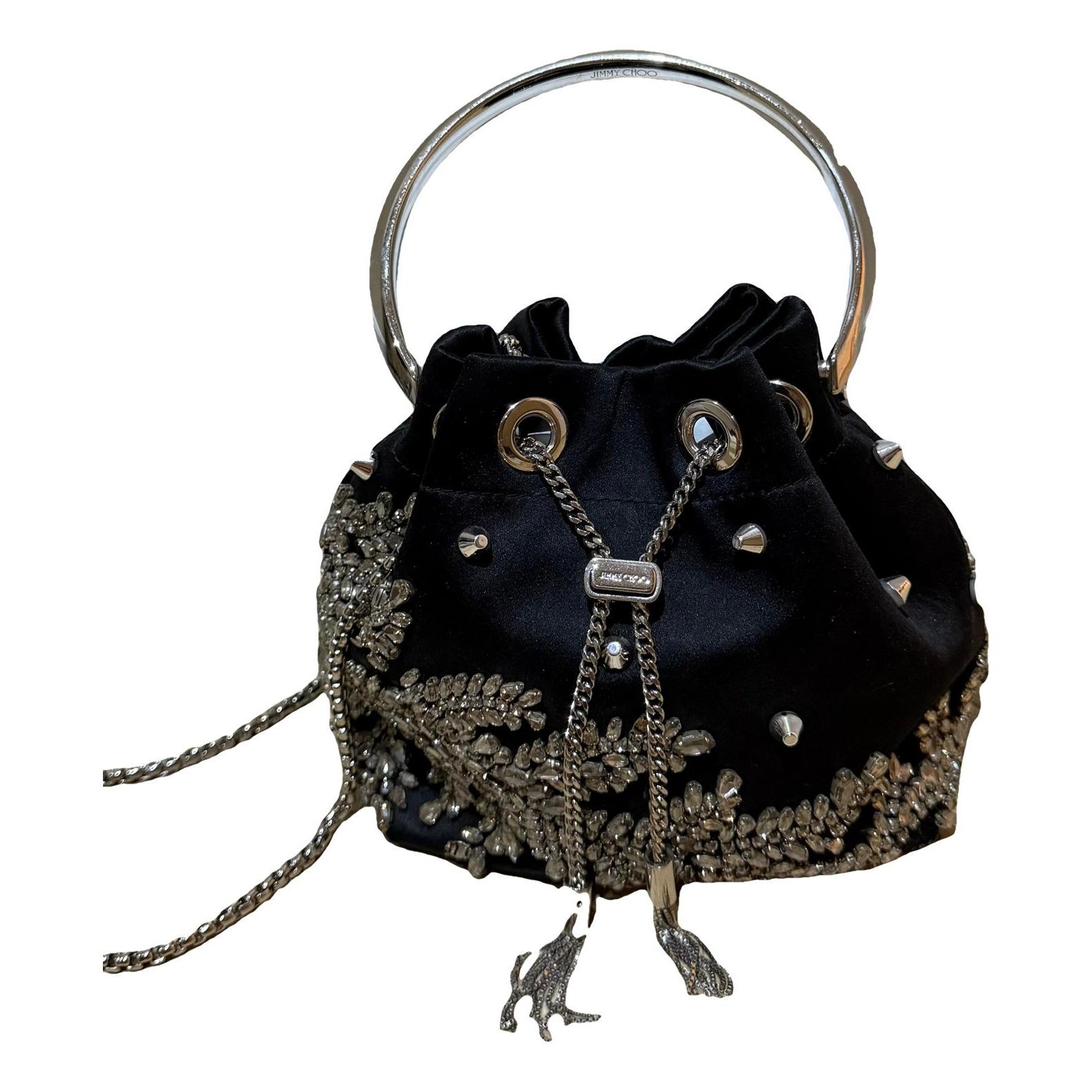 Jimmy Choo Bon silk handbag