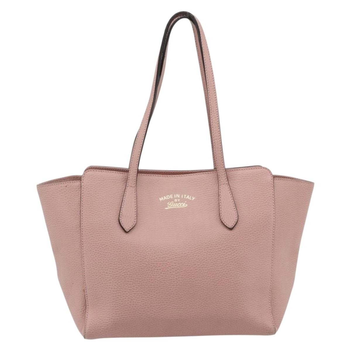 Swing leather tote
