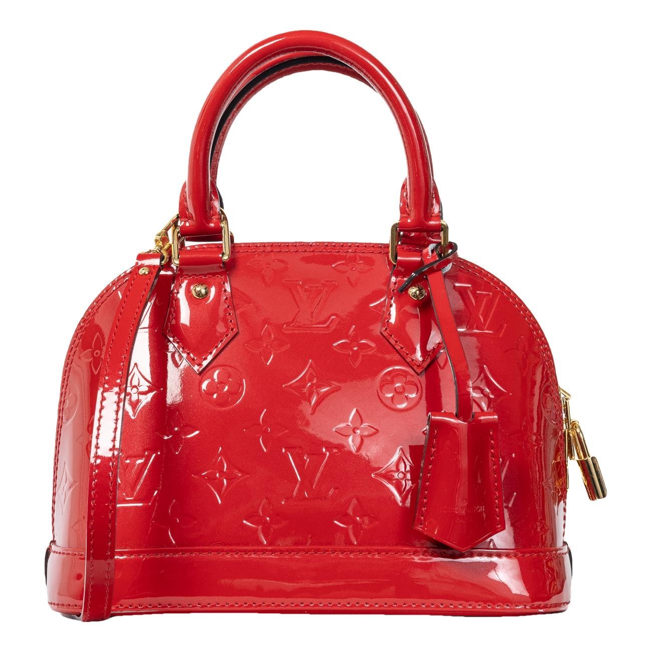 Alma BB patent leather tote