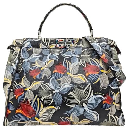 Peekaboo leather handbag