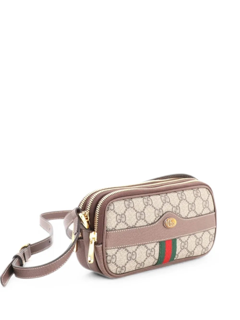 Ophidia GG Coated Canvas Mini crossbody bag