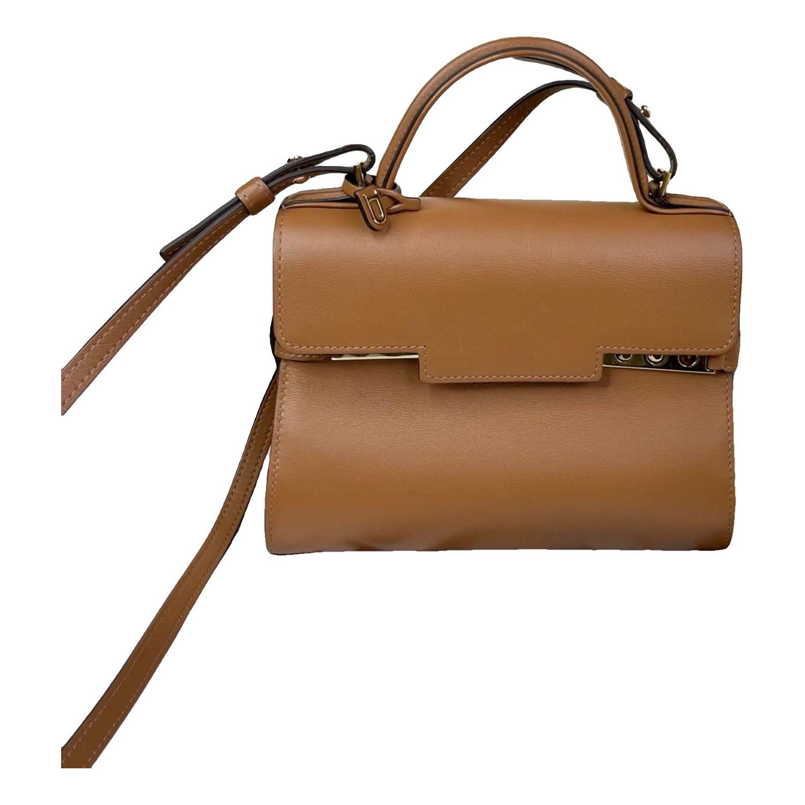 Tempête leather crossbody bag