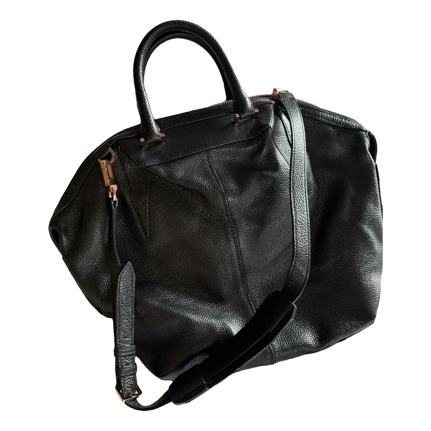 Leather tote