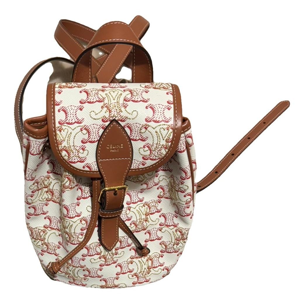 Leather backpack