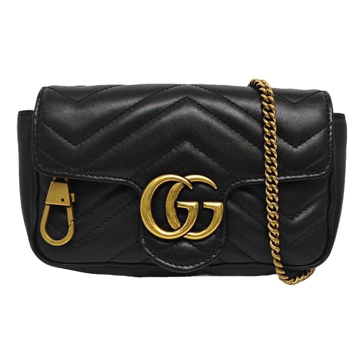GG Marmont Flap leather handbag