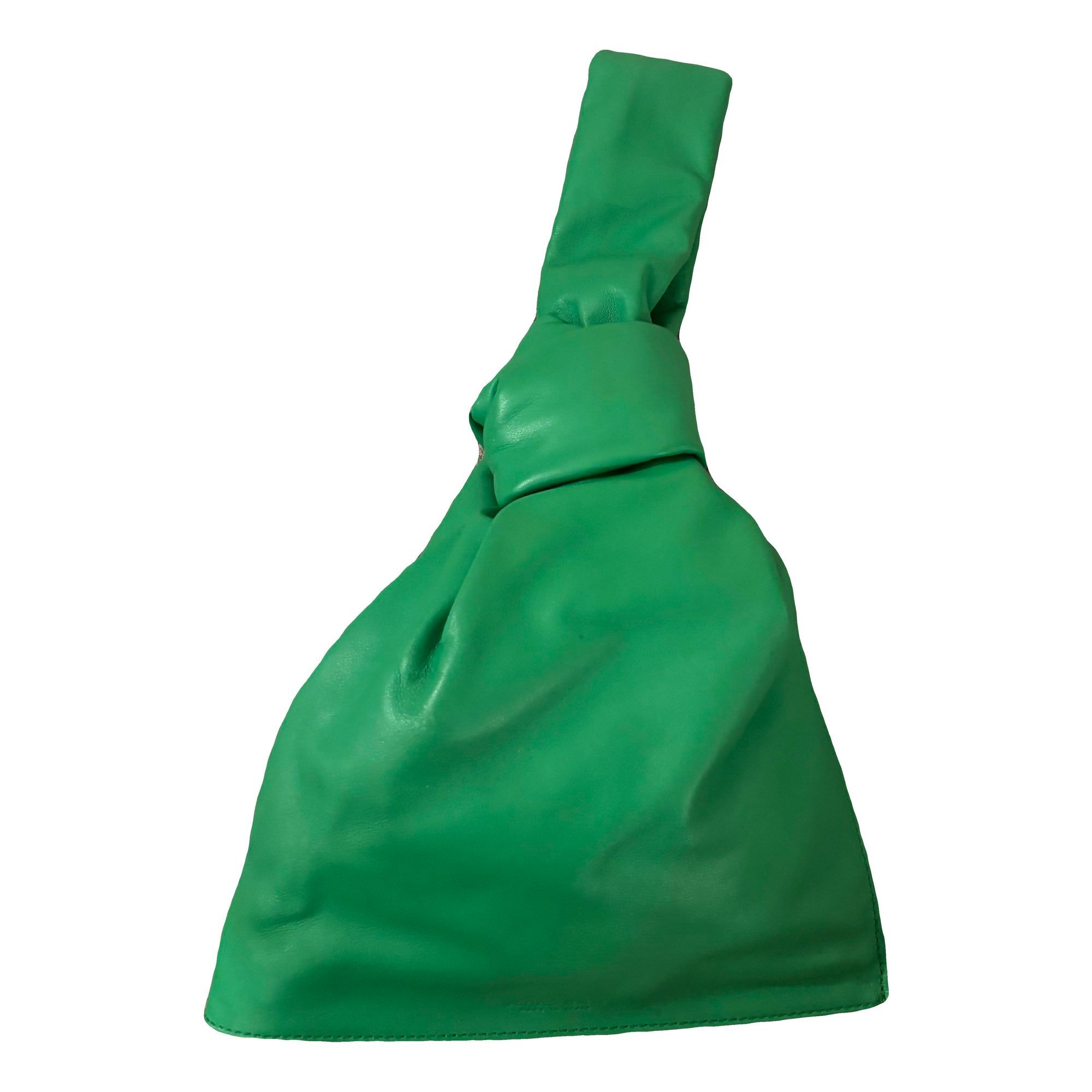 Twist leather mini bag