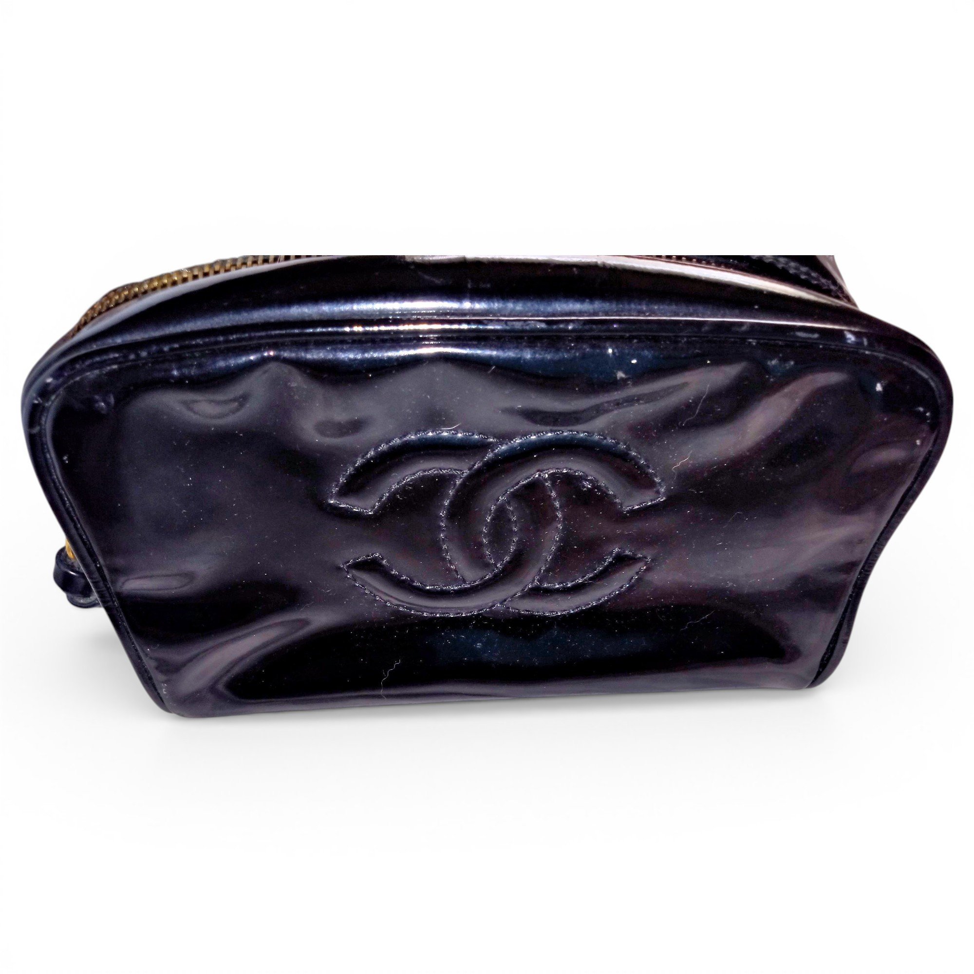Timeless/Classique patent leather clutch bag