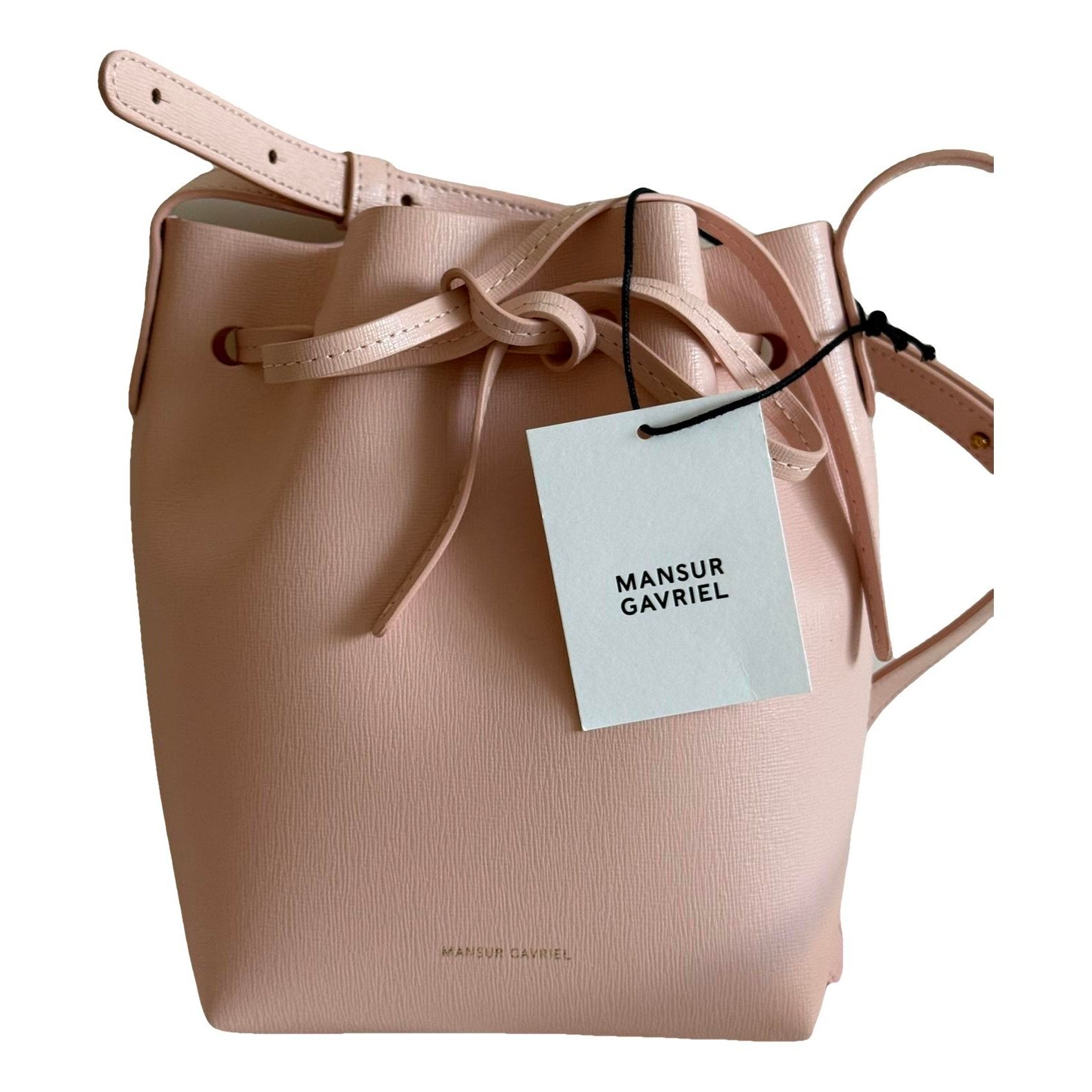 Bucket leather bag