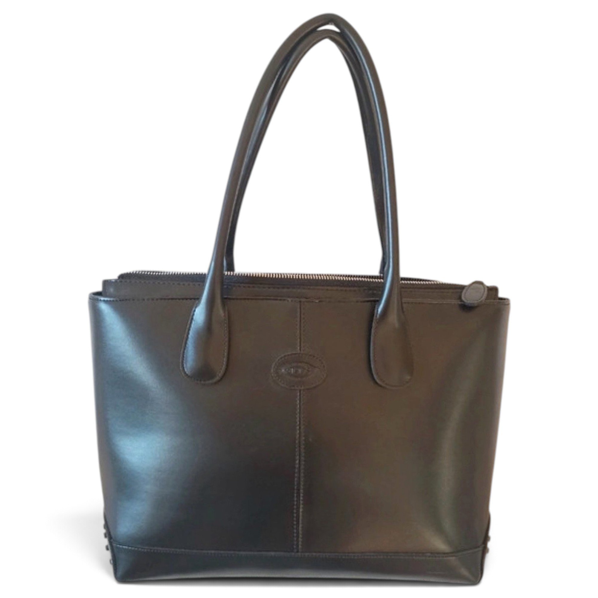 Tod's Shopping Media leather tote
