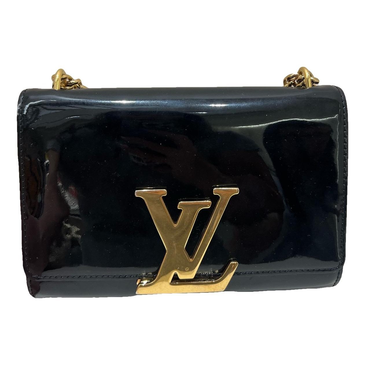 Patent leather handbag