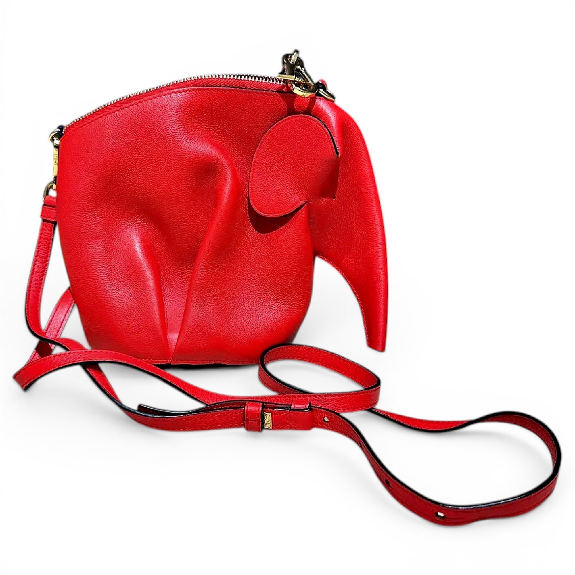 Animals leather handbag