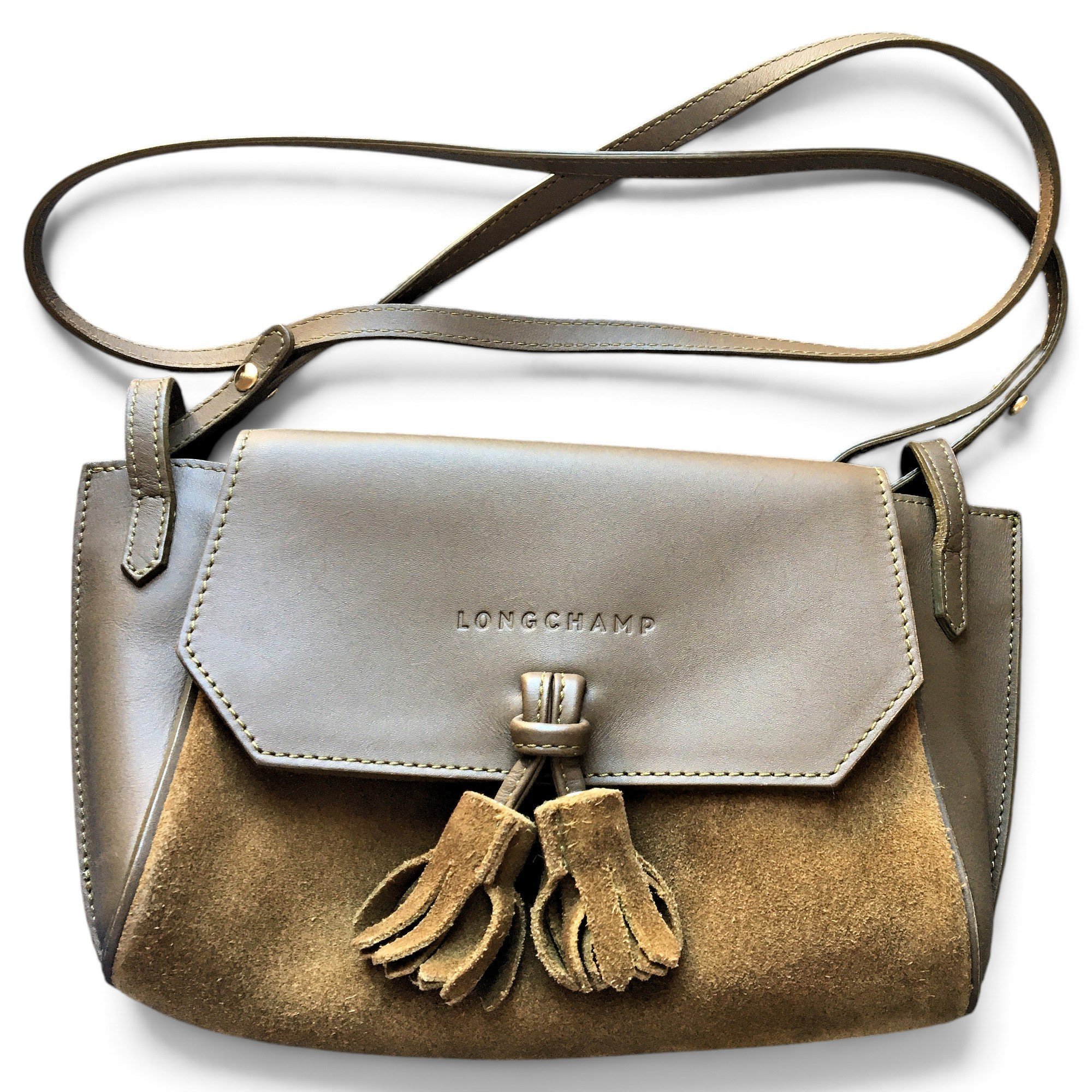 Penelope pony-style calfskin crossbody bag