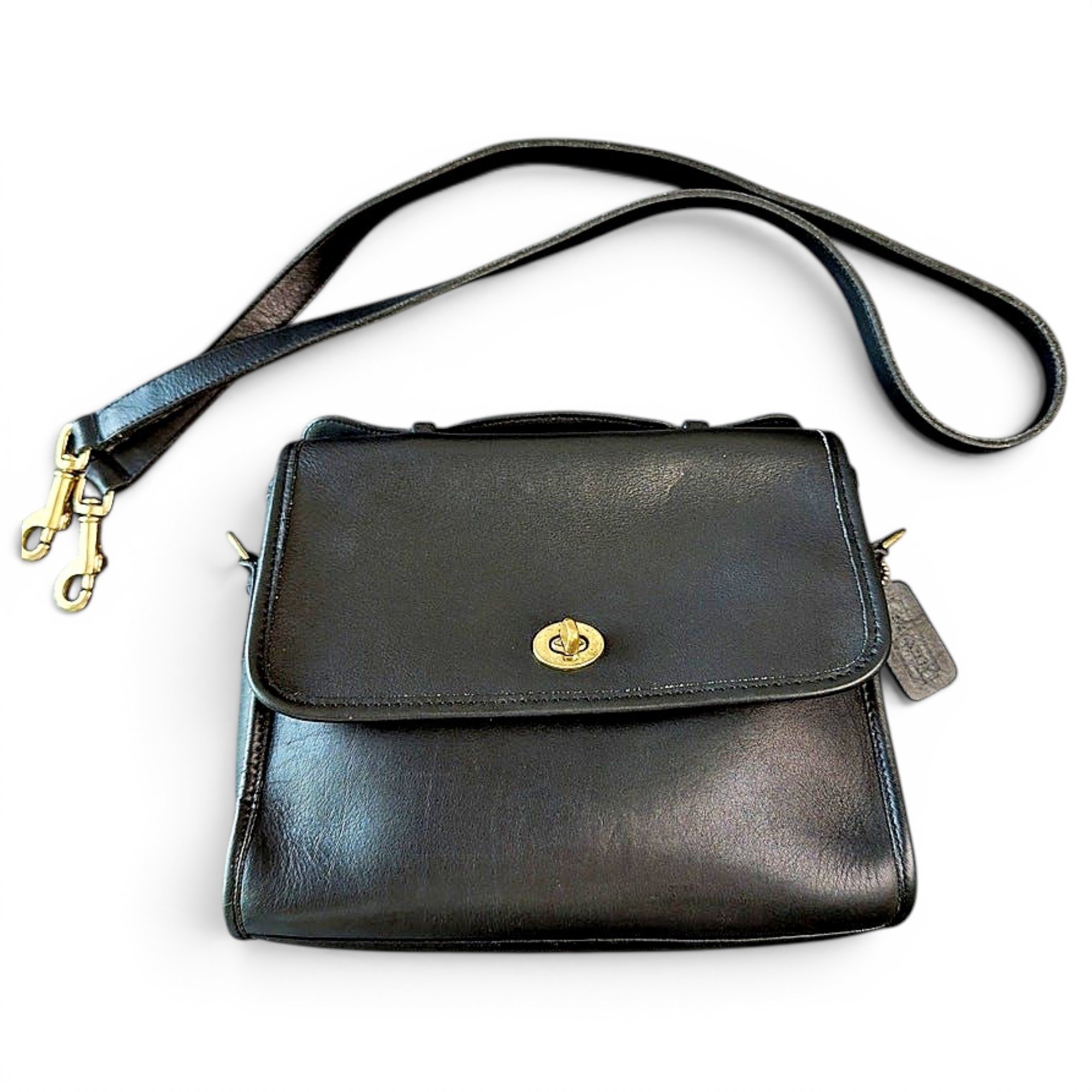 Signature Sufflette leather handbag