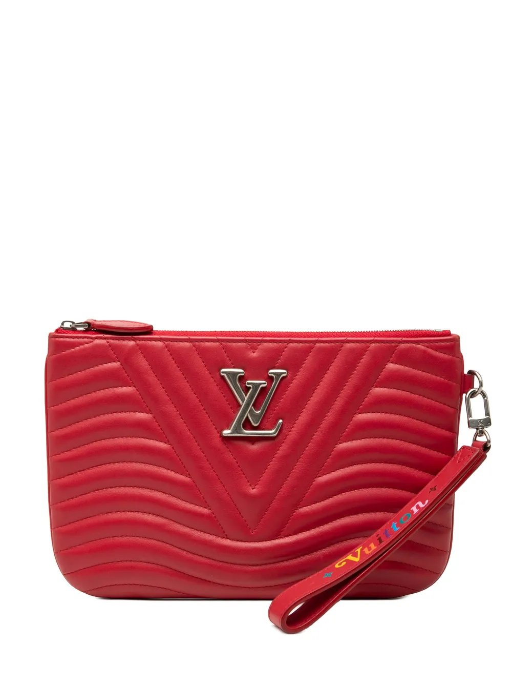 2019 Calfskin New Wave Zipped Pochette clutch bag