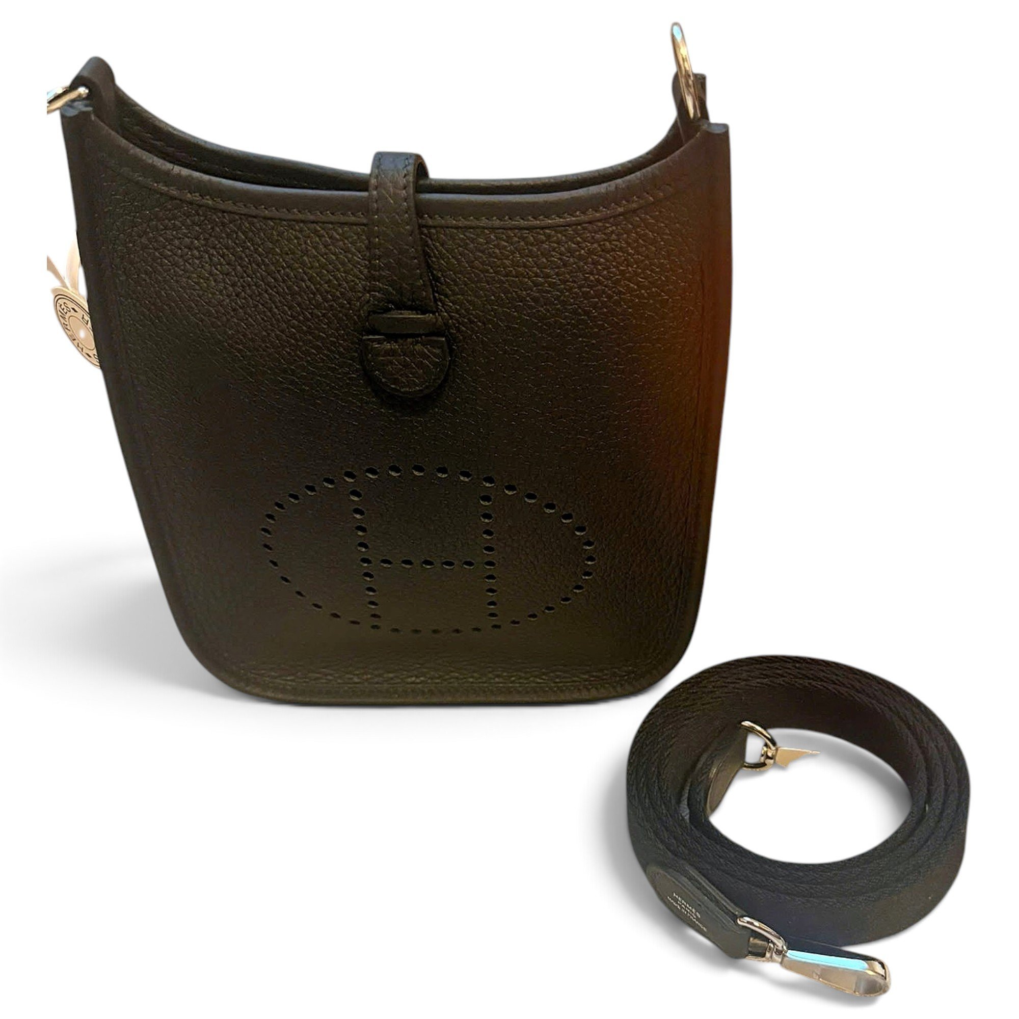 Evelyne leather handbag