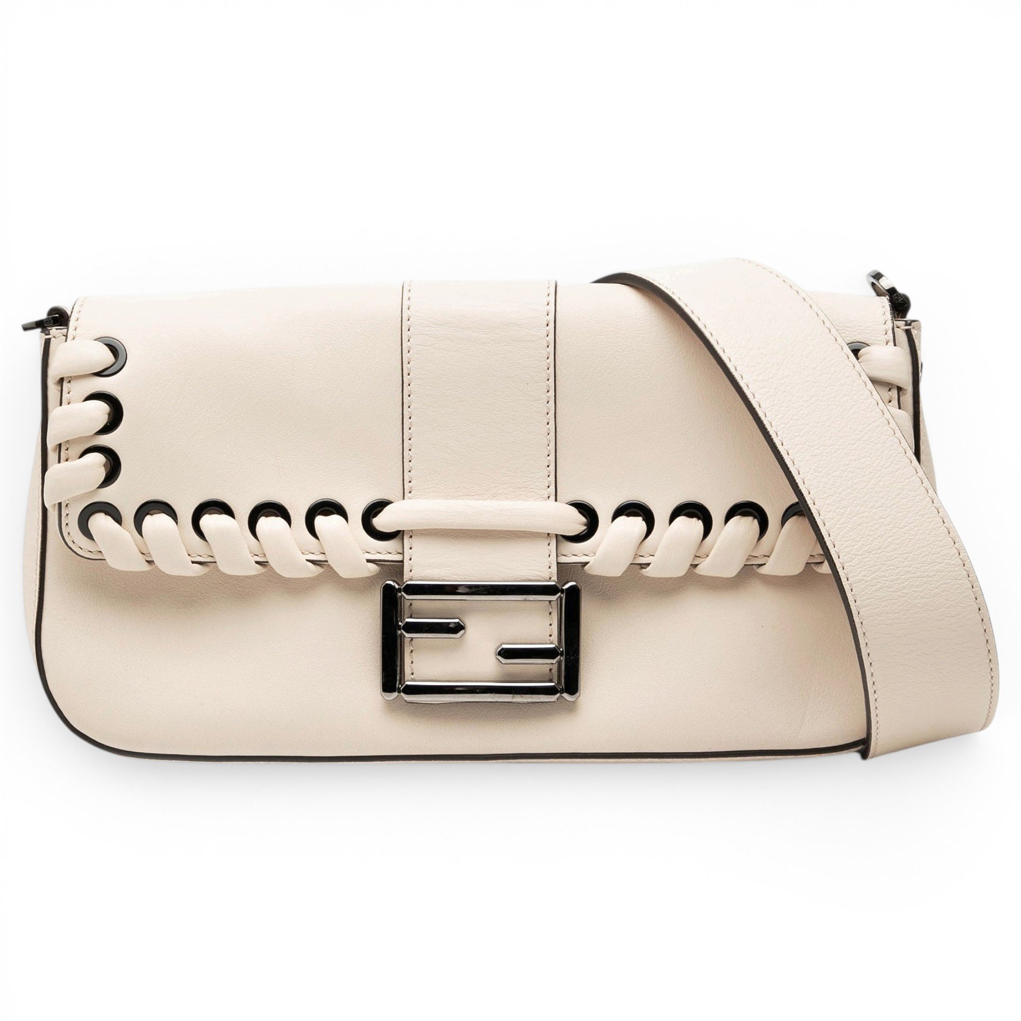Baguette leather handbag