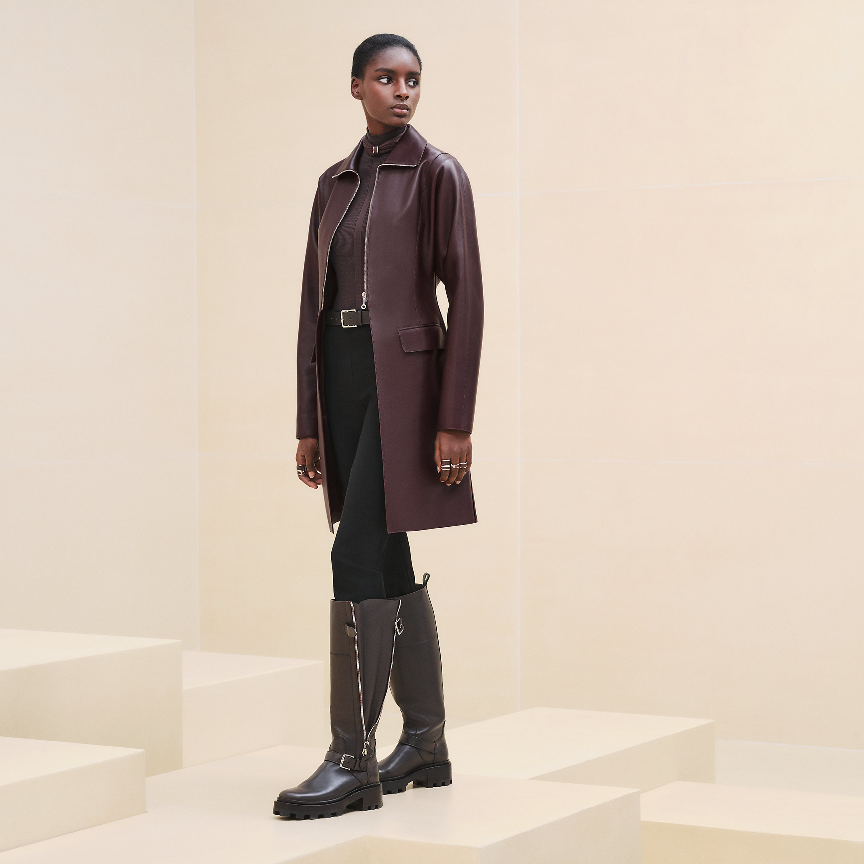 Fitted coat