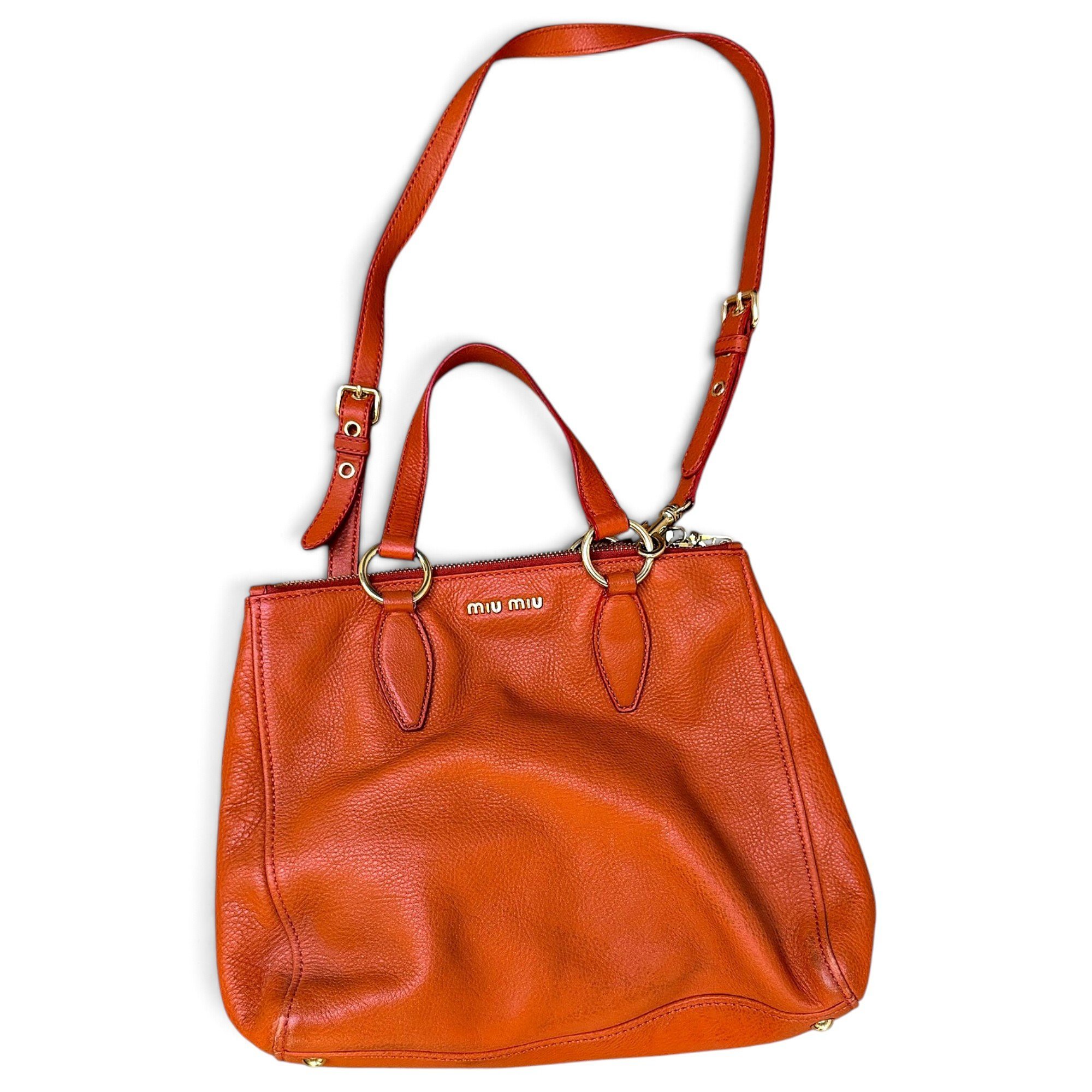 Leather handbag