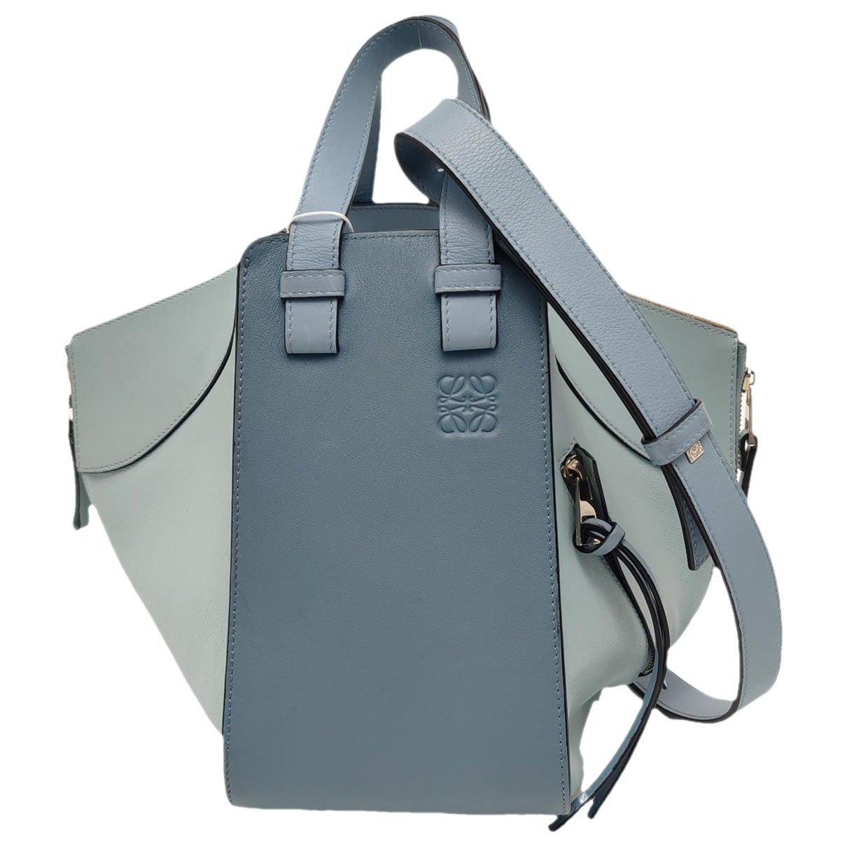 Hammock leather handbag