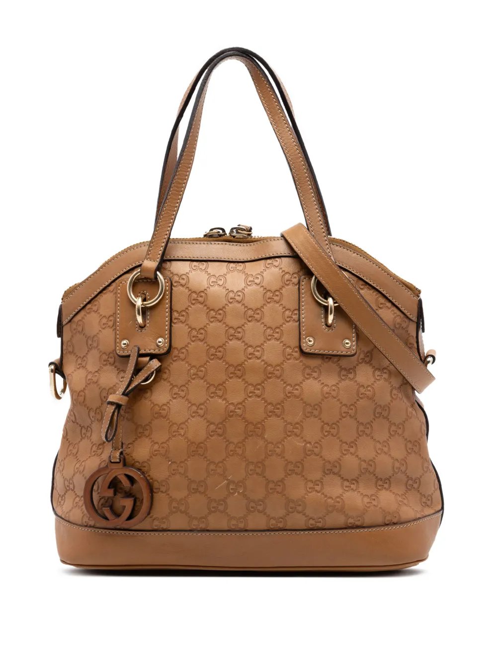 2016-2026 Medium Guccissima Charm Dome satchel