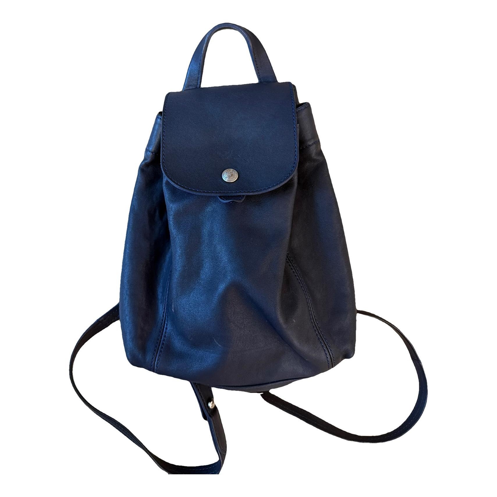 Leather backpack