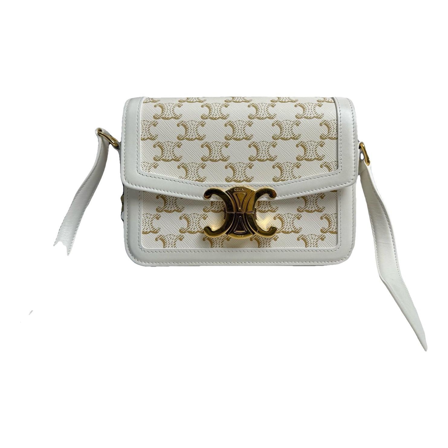 Triomphe leather handbag